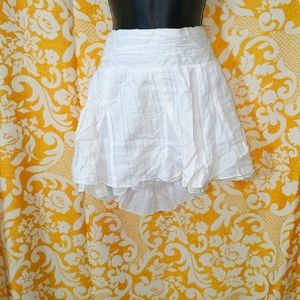 Joe Benbasset white cotton boho skirt size XL